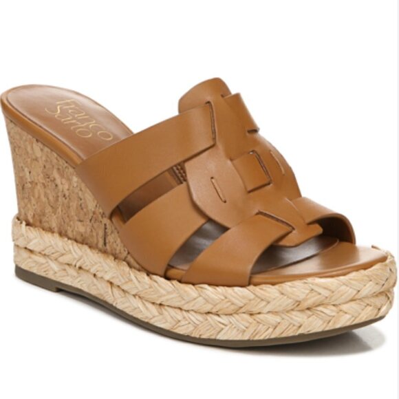 Franco Sarto Womens Fioret Brown Espadrilles - Picture 1 of 9
